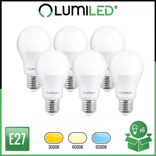 Lumiled led lampe e27 a65 - 6x,