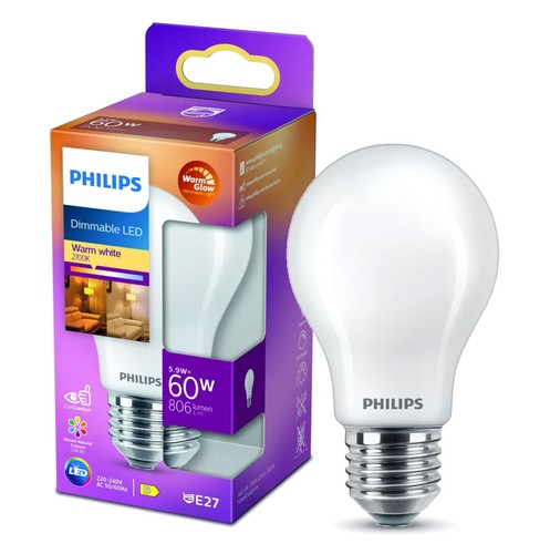Philips led a60 - a60, 5,9w=60w