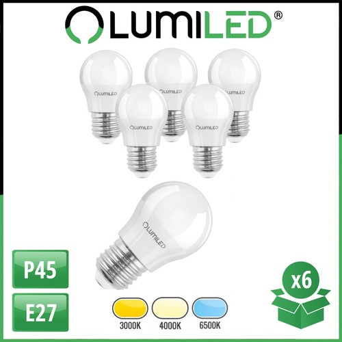 Lumiled e27 led lampe - led, p45