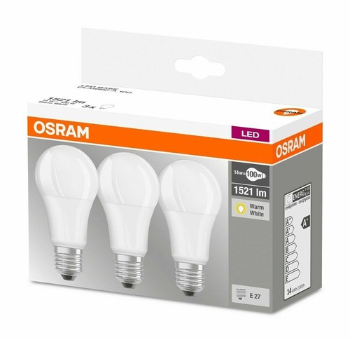 3er pack osram base - base, led