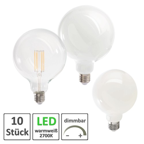 10stk e27 filament led - e27,
