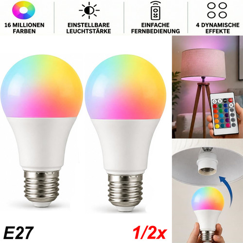 Led e27 rgb - e27,