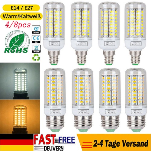 E27 e14 led birnen mais - 4/8x,
