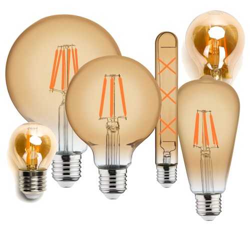 E27 led filament retro vintage - e27,
